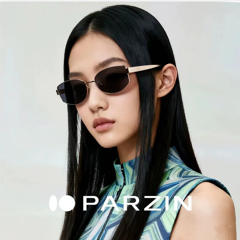 

PARZIN новые солнцезащитные очки женские металлические оправы солнцезащитные очки с защитой от ультрафиолета для мужчин оттенки PZ8602