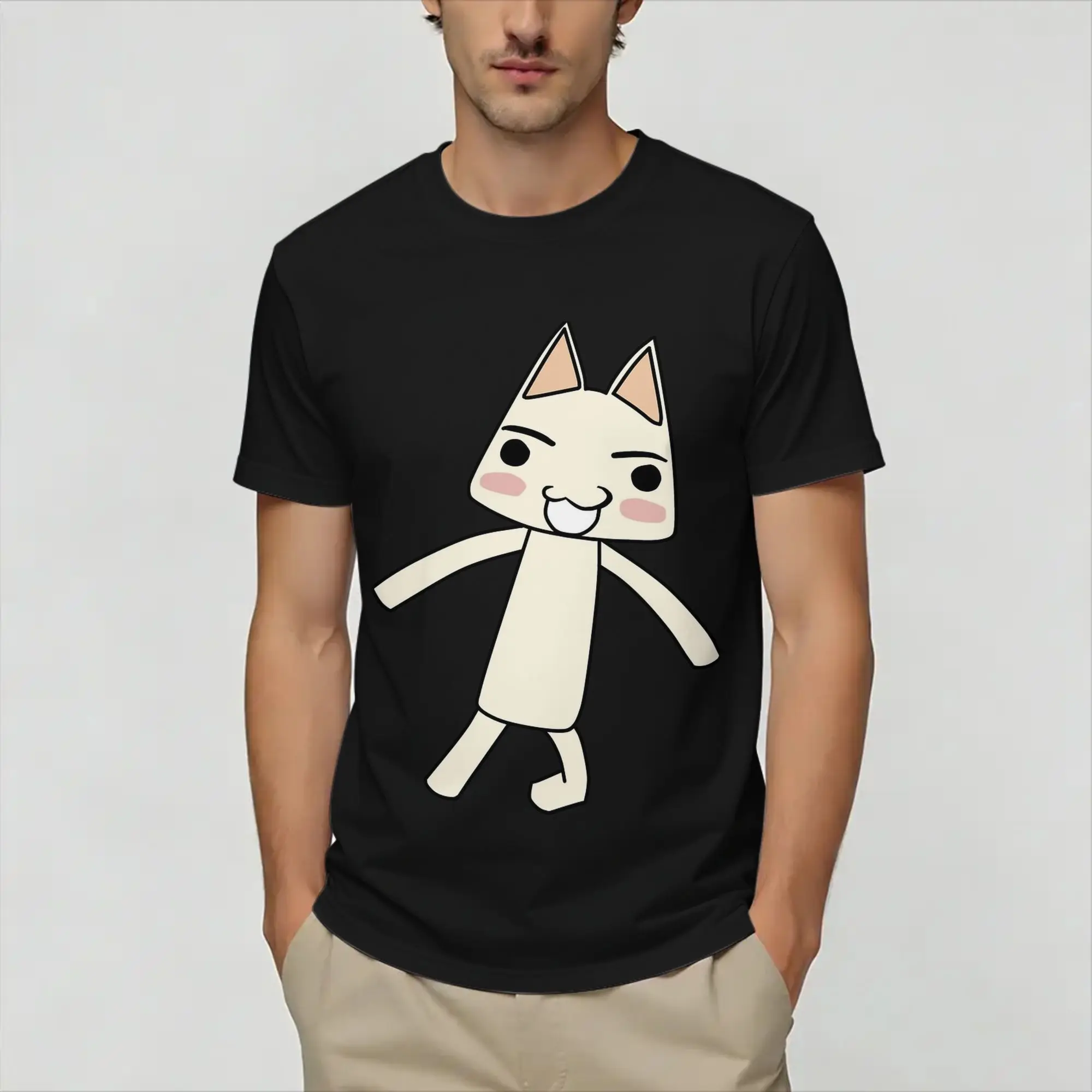Oversized T Shirt Summer Toro Inoues   Trending T Shirts  100% Cotton Tee Shirt for Couple Y2K Fun Cheap Short Sleeve Tops