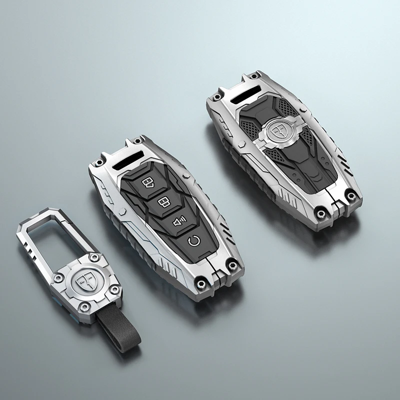 Galvanized Alloy Silicone splicing Car Key Cover Case For Great Wall Haval Hover H1 H4 H6 H7 H9 F5 F7 H2S GMW Protected Keyless