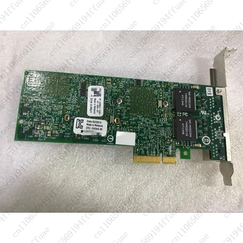 95% New Condition, 4-port Gigabit Ethernet Card 9404VT 82575GB for Software-defined Routers