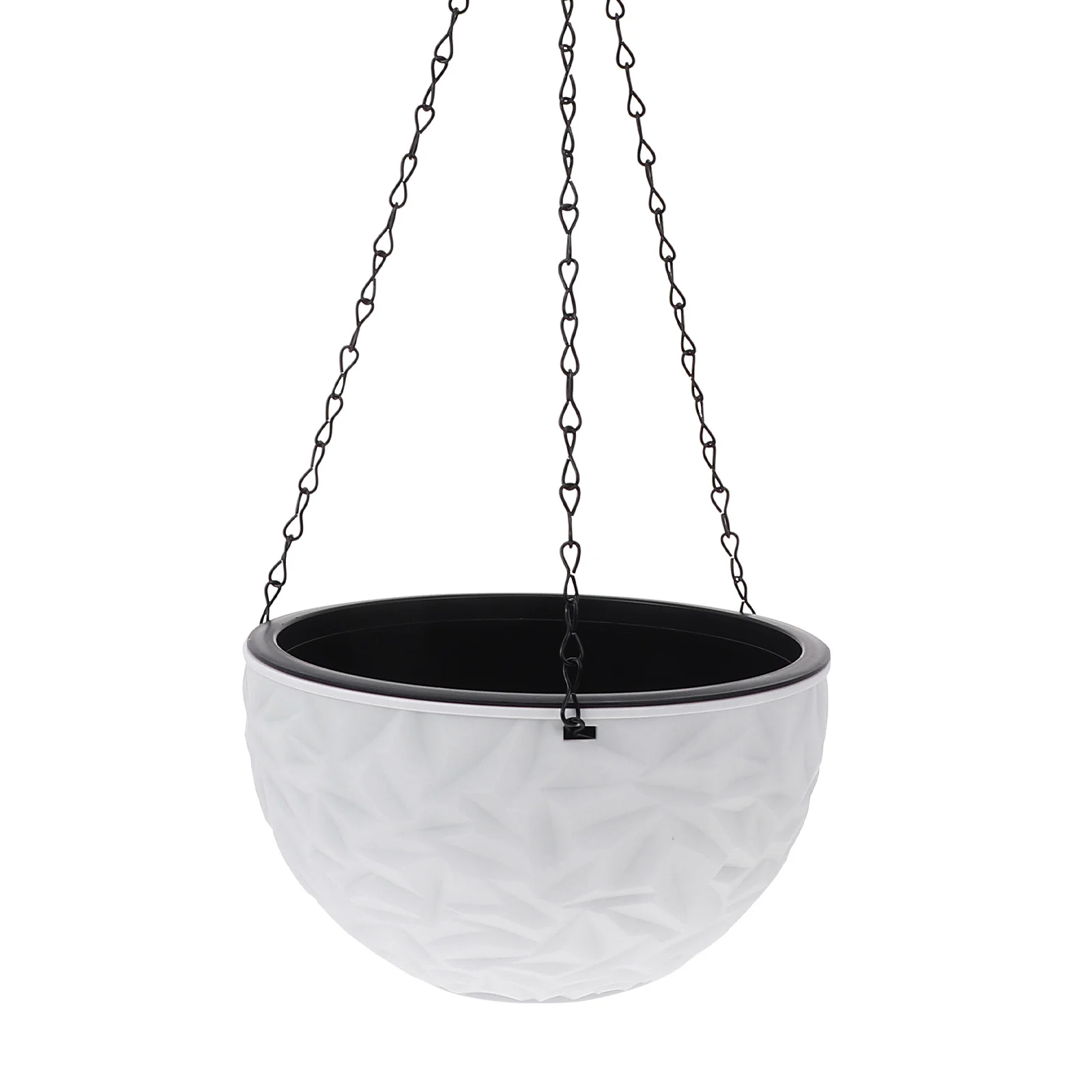 

Plastic Flower Pot Hanging Planter Pots Irregular Outdoor White Modern Planters