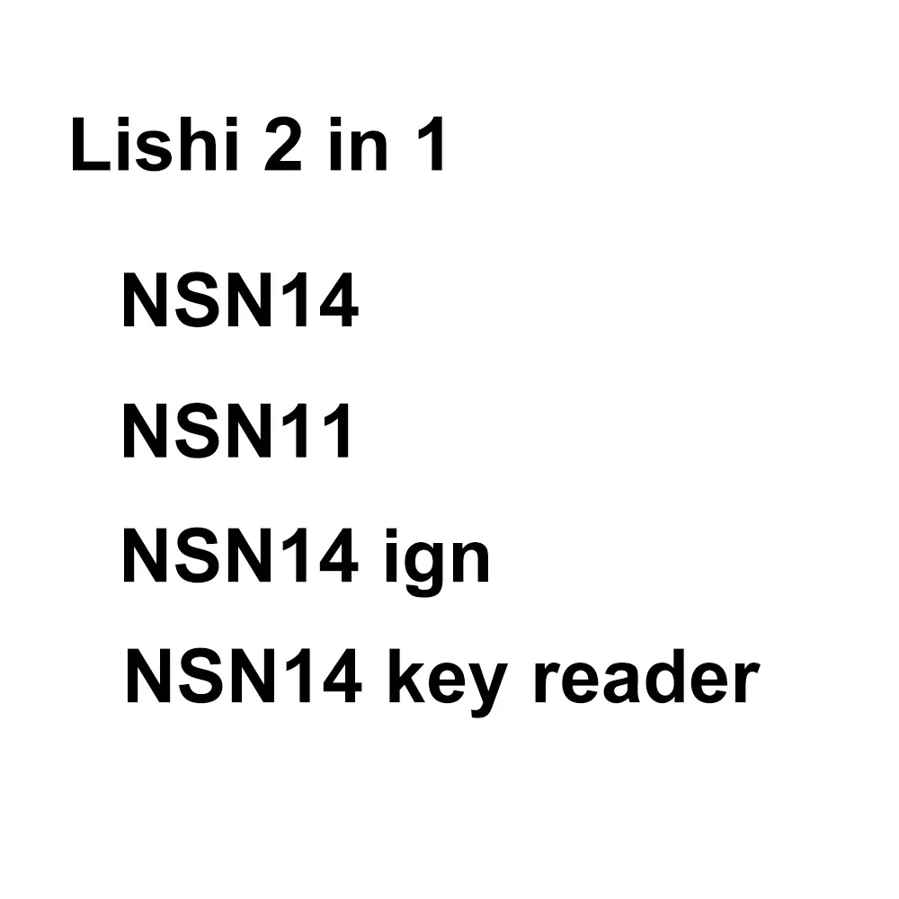 Lishi 2 in 1 NSN14 NSN11 and Hook 2 in 1 tool For Nissan Door opening tool KIT