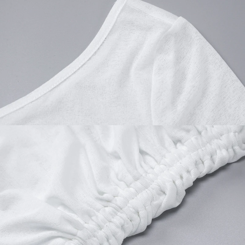 Zeyla 2025 Robe de plage transparente printemps été - Robe moulante découpée à col asymétrique Tenue de vacances sexy à fente haute