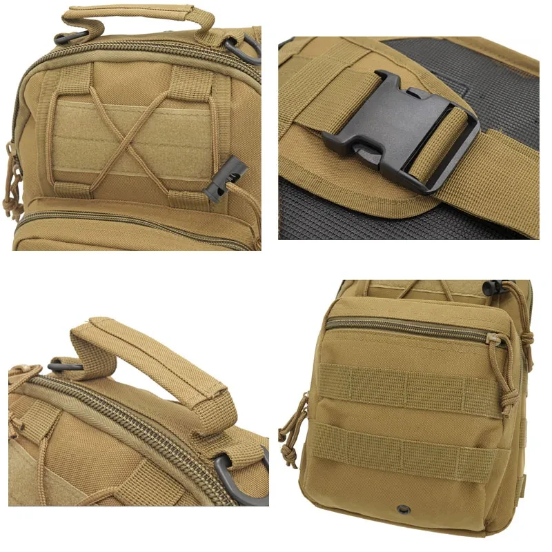 Saco tático militar para homens, escalando sacos de ombro, esportes ao ar livre, pesca, camping, exército, caça, caminhadas, viagens, mochila de trekking, novo