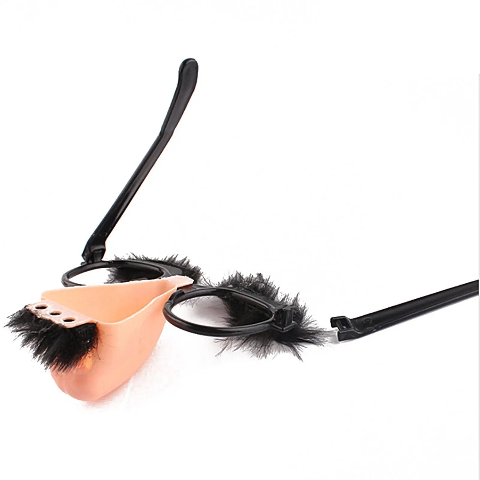 Große Nasenbrille mit Augenbrauen, Schnurrbart, alberne Foto-Requisiten, Zubehör, Halloween-Party-Brille, Neuheit, Streich-Verkleidungsbrille