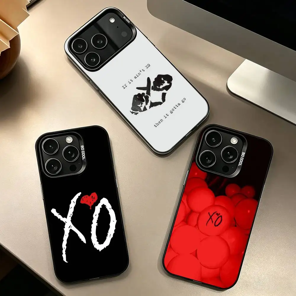 

The W-Weeknd X-O Phone Case For iPhone 17,16,15,14,13,12,11 Plus,Pro Max,XS,Colorful Silver Phone case Funda Cover