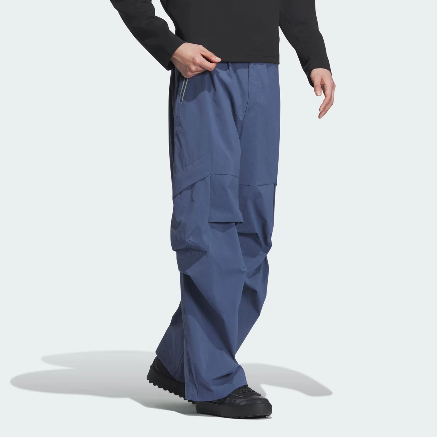 أديداس حقيقية جديدة للرجال فضفاضة أزياء السراويل الرياضية تنفس IY8030 #2