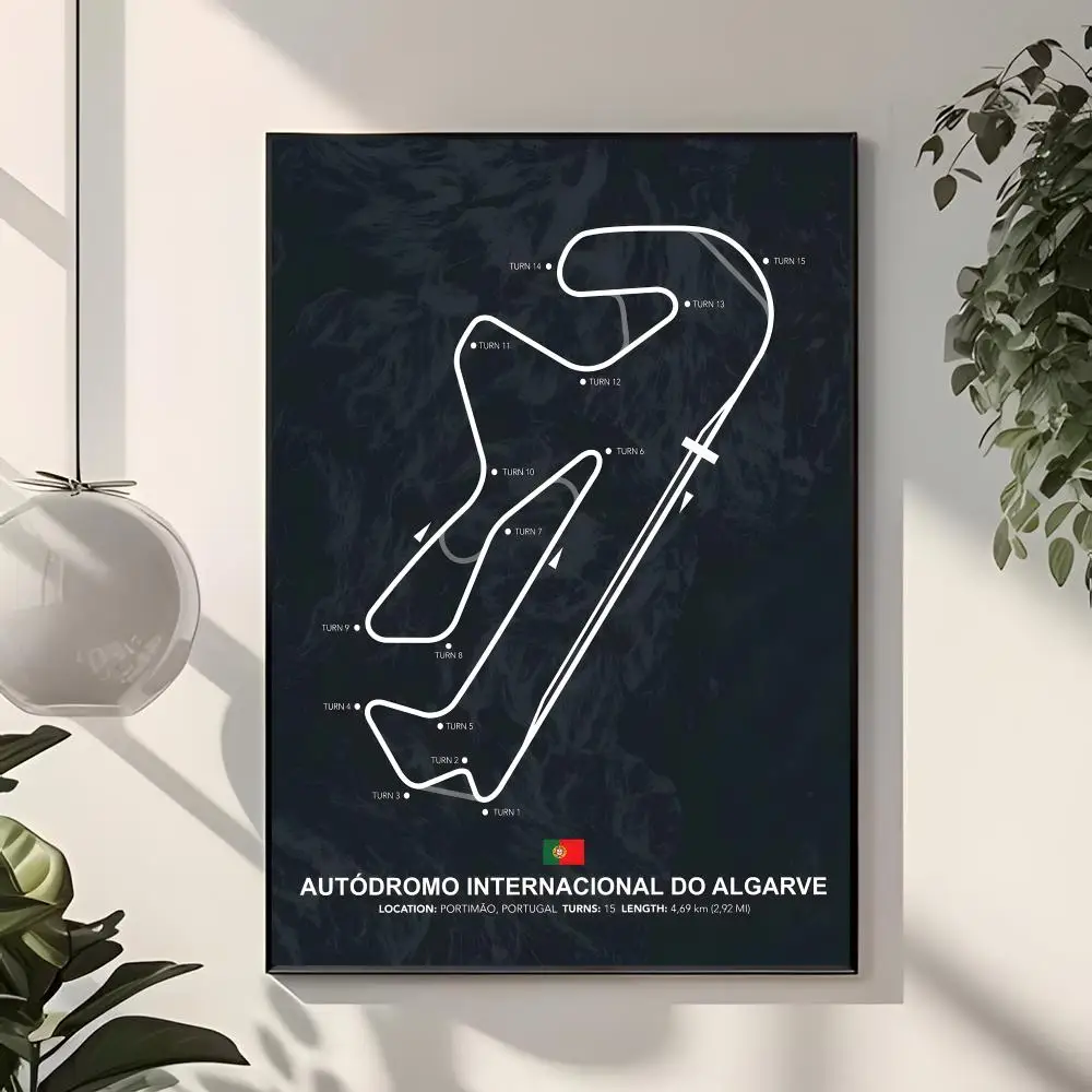 Technical Graphic T-Track Layout Poster  Classic Home Interior Design & Modern Wall Decor Art Collection