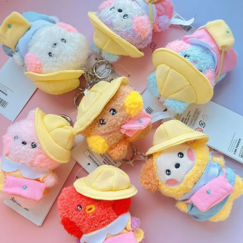 

Плюшевые игрушки из серии «Весенний тур» BT21 Chimmy Cooky в стиле аниме, модные новые плюшевые куклы, рюкзаки, брелоки, аксессуары, подарки для девочек