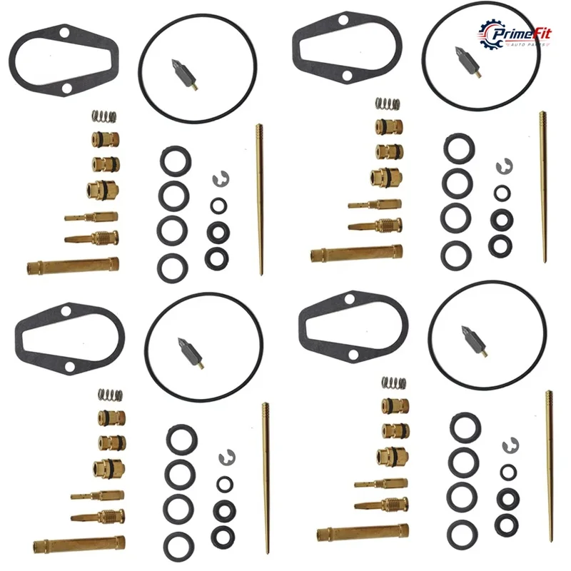 4x Carburetor Rebuild Kits for Honda CB550 CB550F CB550K 1974-1976