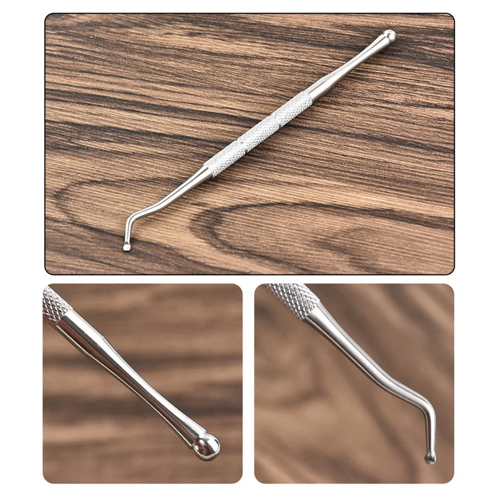 5 uds limas de uñas de acero inoxidable lima de Metal de un solo cabezal longevidad arte de uñas manicura uñas de los pies salón uso doméstico lima de un solo cabezal