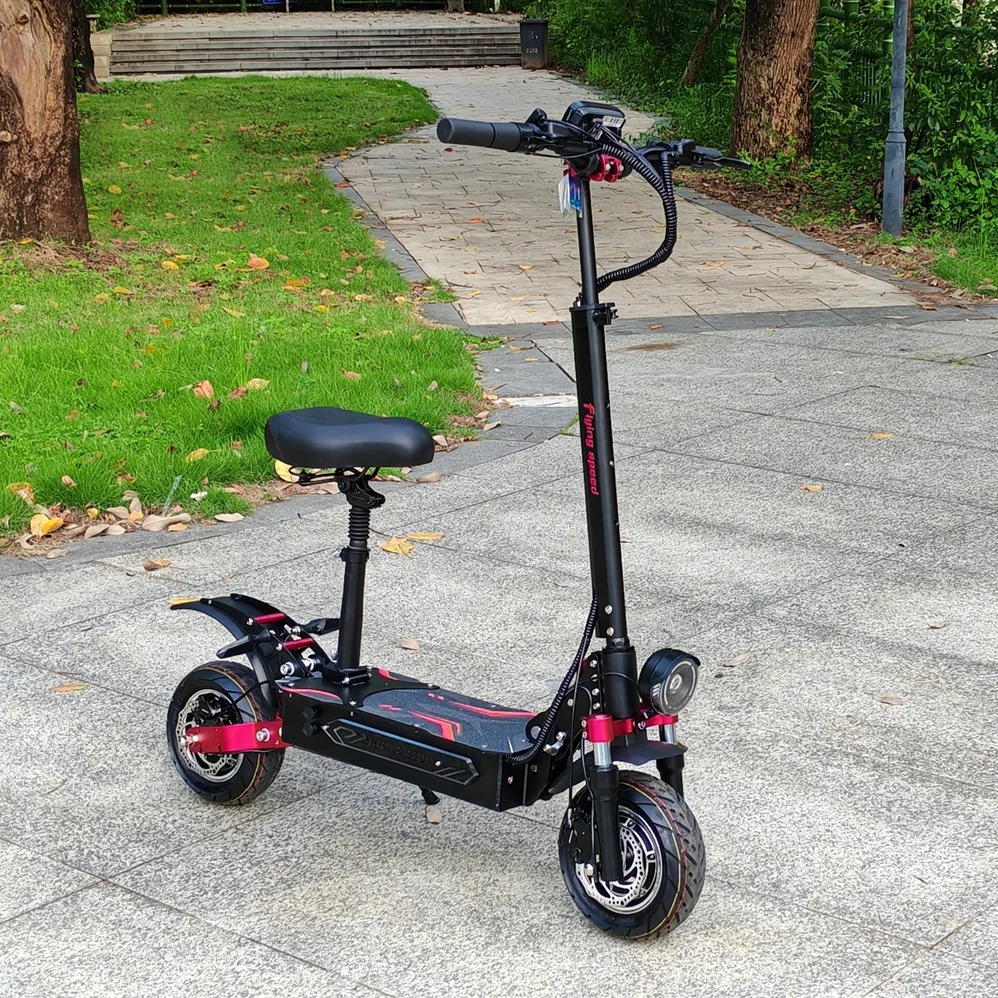 

Adult 70km/h Powerful Folding Electric Scooter with Sensor Smart Two-Wheel Electronic from USA EU Warehouse Comes with Seat