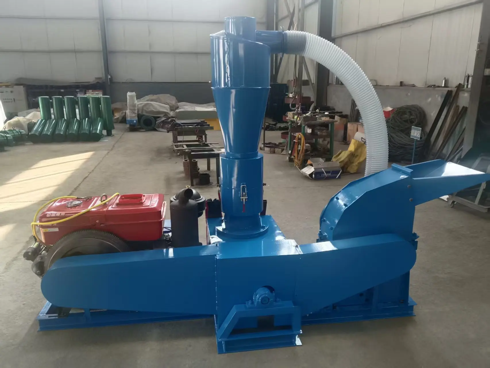 CG Machinery High Efficiency Industrial Electric Wood Pellet Crushing Machine 100-300 KG/H Wood Chipper Shredder Service Equipme