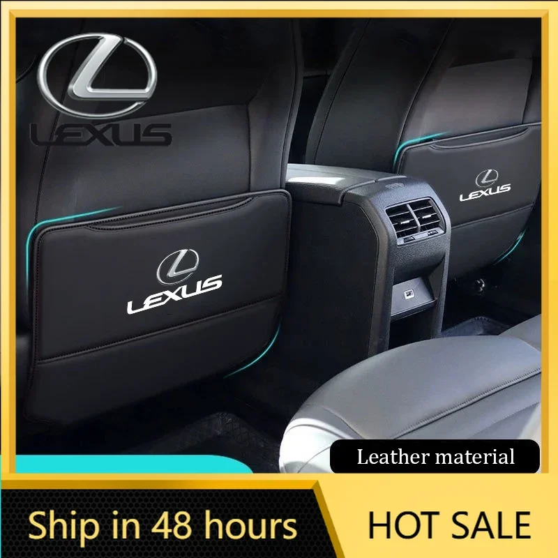 

Car Sticker Car Seat Back Anti-Kick Mat Protector Pad Cover For Lexus F SPORT ES RX NX LS UX LM LX GX LC RZ IS CT GS RC HS SC TX