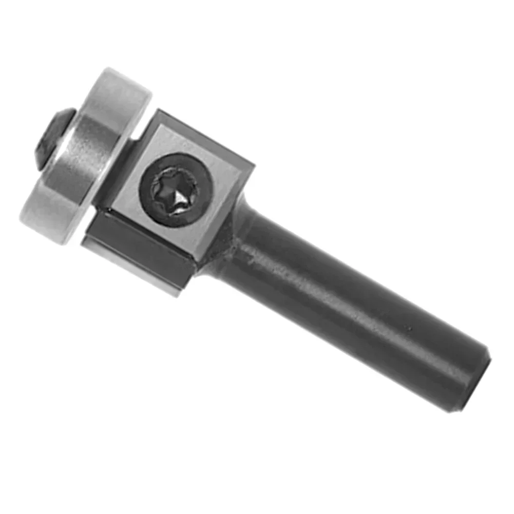 Garden Tools Milling Cutter Bearing Router New Silver Trim Router Bit With Bearing Flush Black Edge Hard Alloy