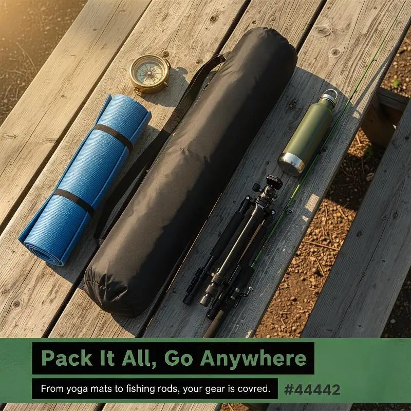 Organized Camping Experience with Portable Chair Bag and Protective Outdoor Canopy