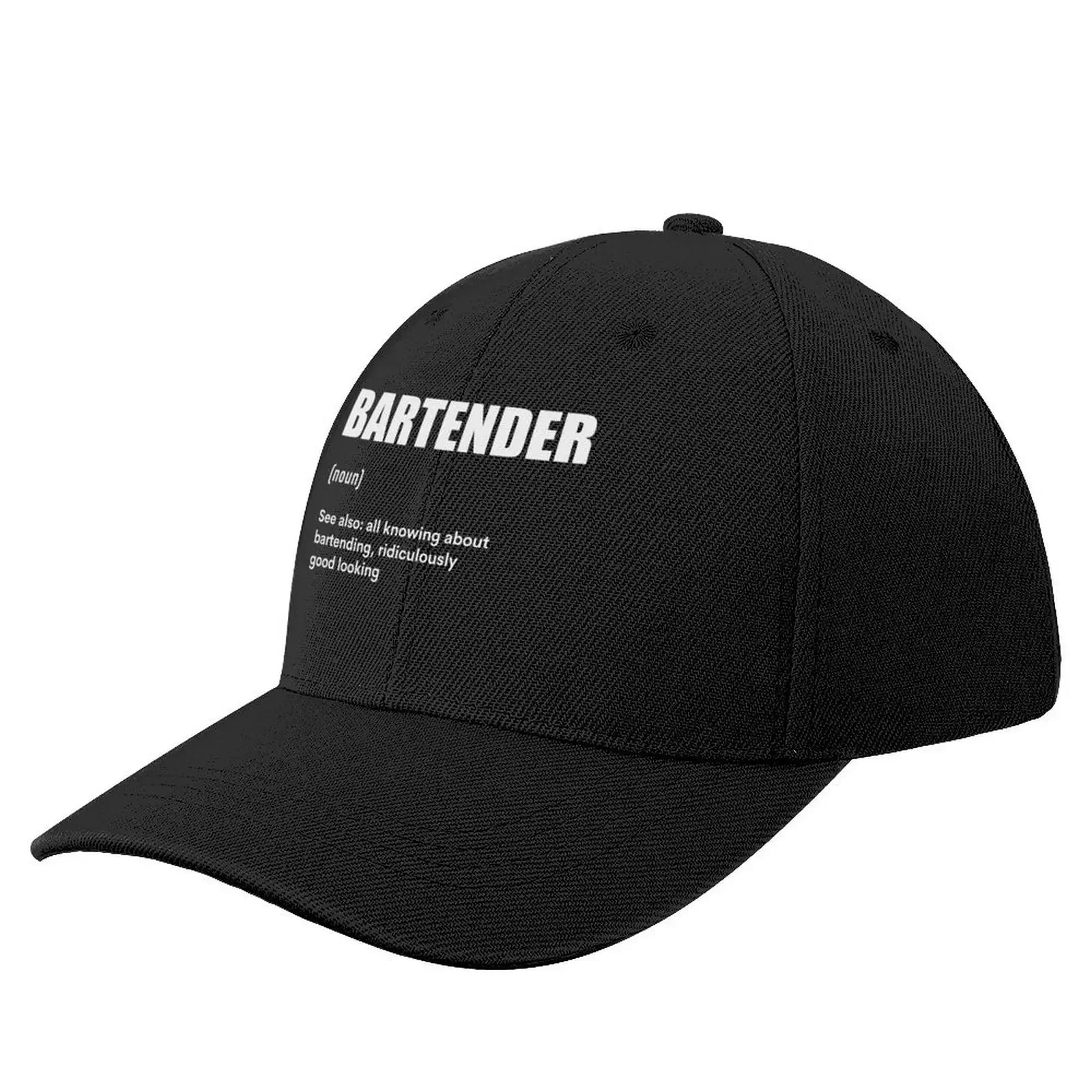 Barkeeper Bartender Funny Definition Baseball Cap cute Hat Man For The Sun Woman Men's