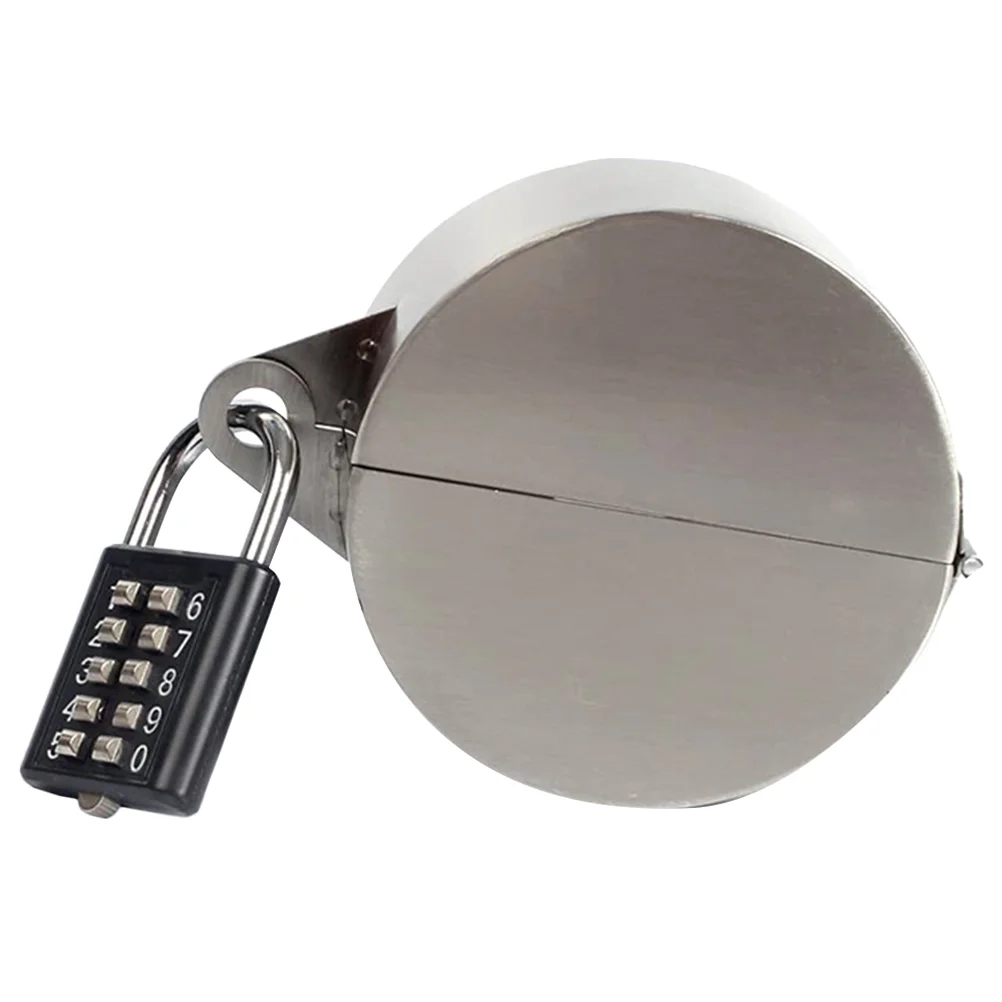 Metal Padlock Faucet Cover Baby Hose Pipe Outdoor Combination 760X760X400CM Stainless Steel Anti-theft Protection