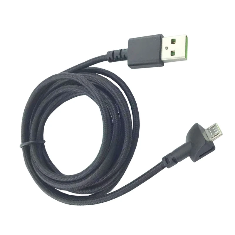 Nylon Braided Micro USB Charging Cable For Razer Seiren Mini Microphone High Speed Micro USB Wires Microphone Cord Replacement