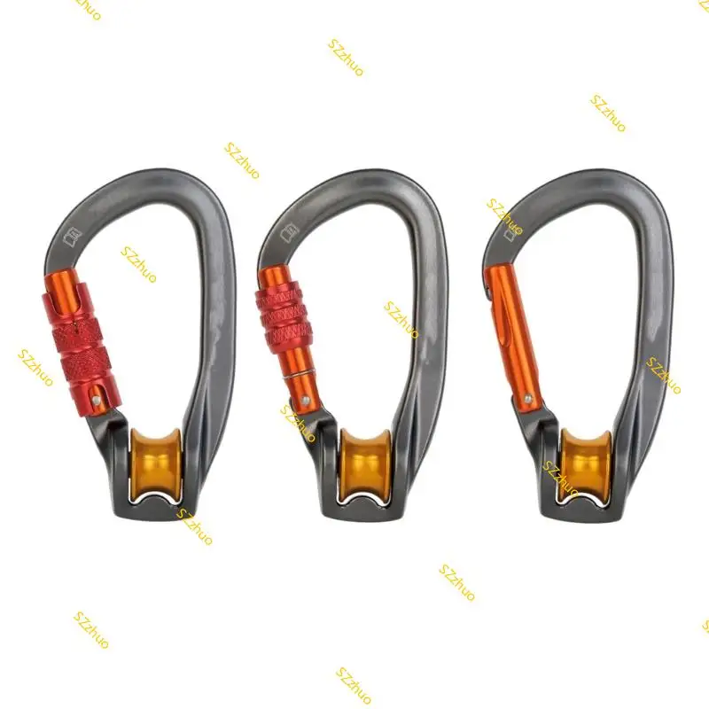 

20KN Aluminum Alloy Carabiner D Key Hook with Security Screw Lock Designs