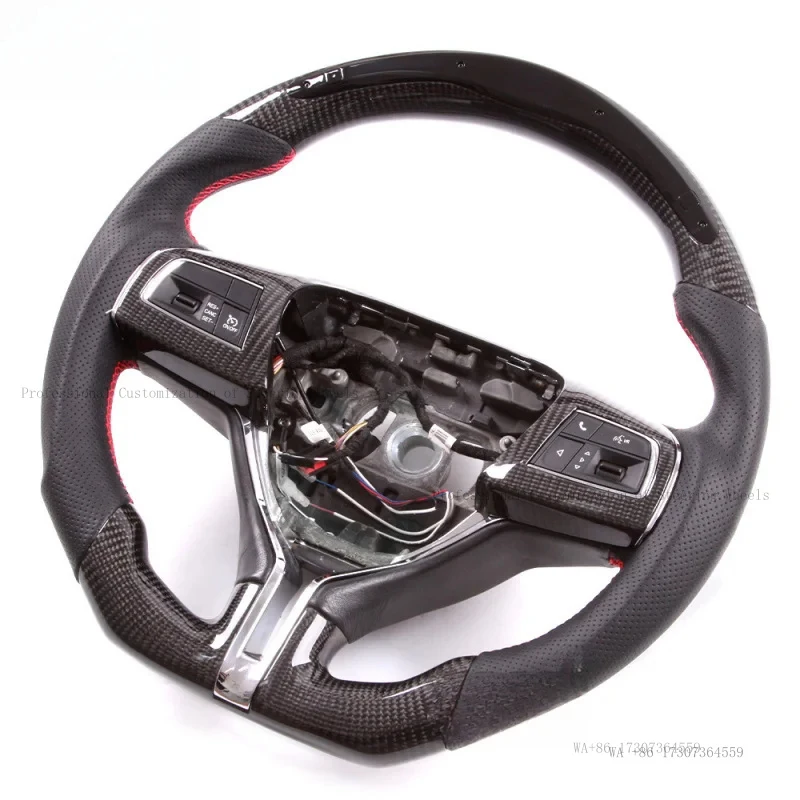 

Hot Suitable for 2013-2020 Maserati GTGhibli Levante carbon fiber LED smart steering wheel modification