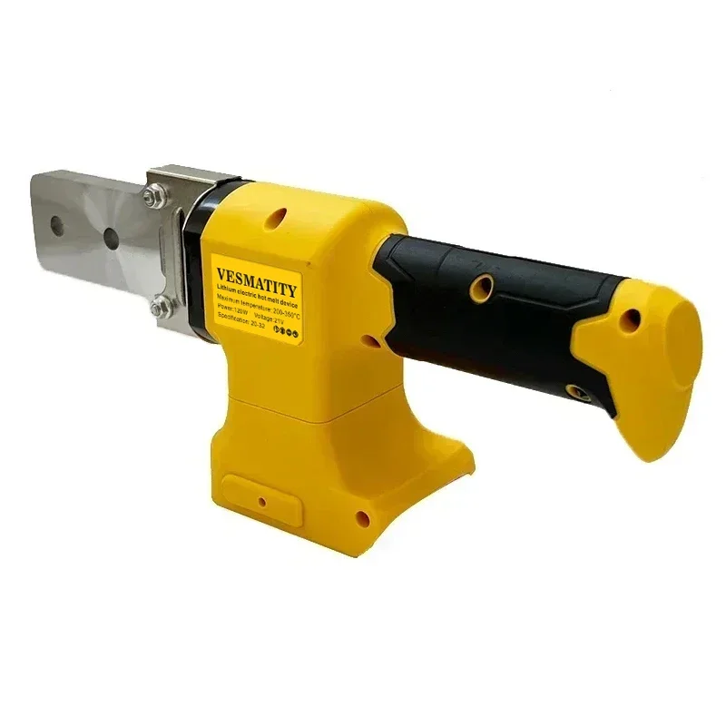Electric Pipe Welding Machine, Cordless Fuser for PPR and PE Plastic Tube, PP Heating Hot Melt Soldering Iron For Dewalt Battery