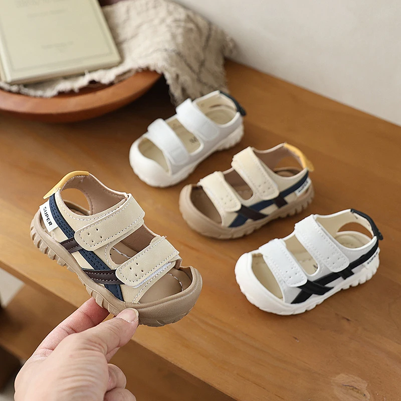Summer New Baby boy sandals,toddler shoes, kids sandals for girls, soft-soled, non-slip, children fashionable beach shoes
