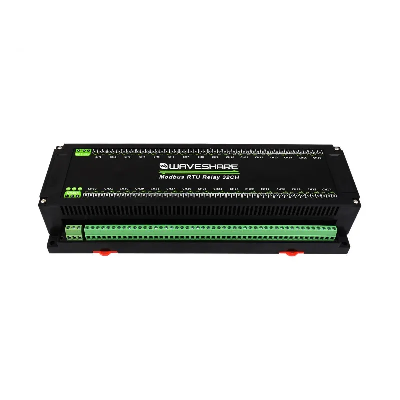 Din-rail Modbus RTU 32-Ch Relay Module RS485 Interface With Multiple Isolation Protection Circuits