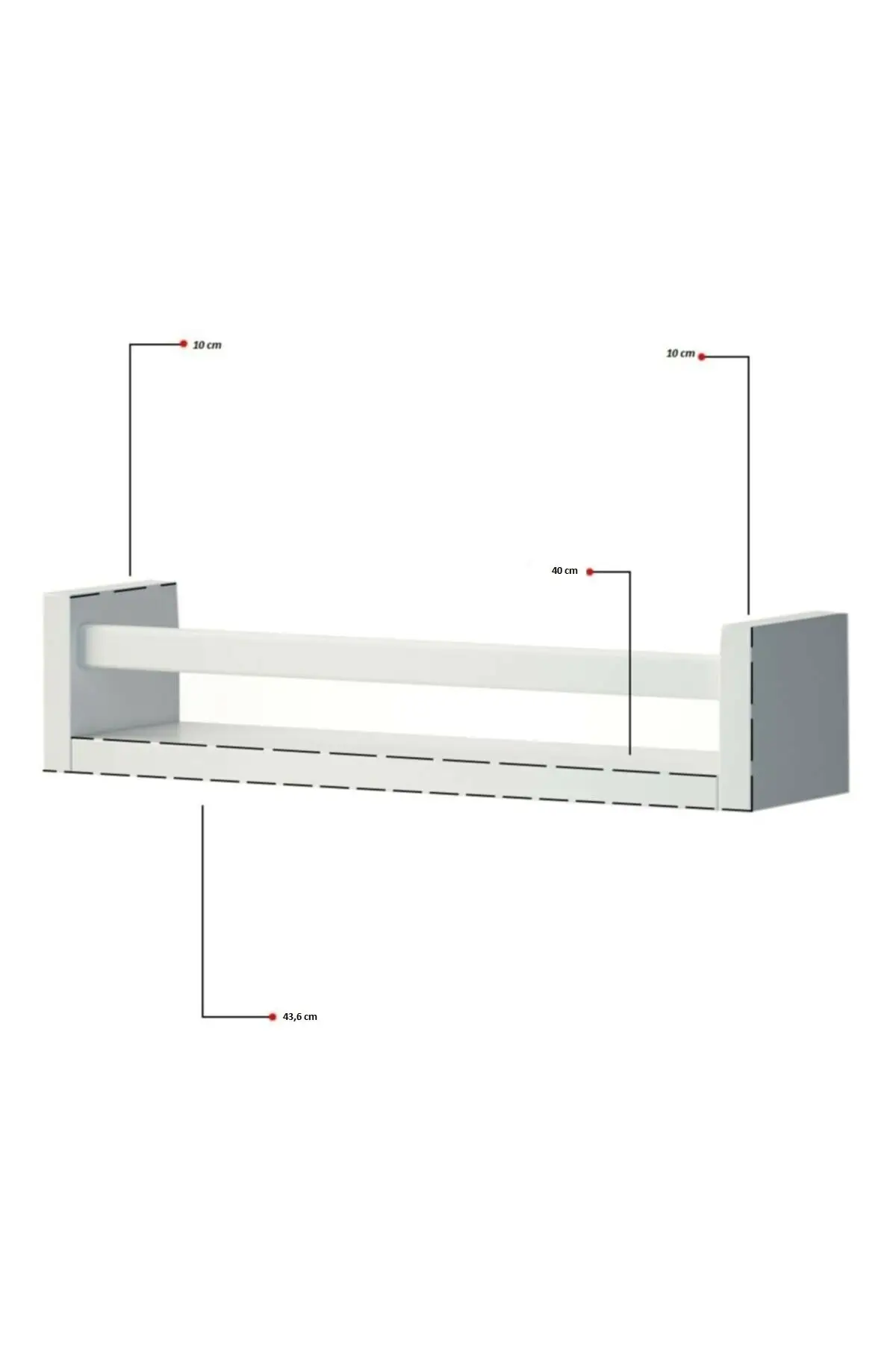 Montessori Children Room Educational Bookcase 2 Li Wall Rack Set