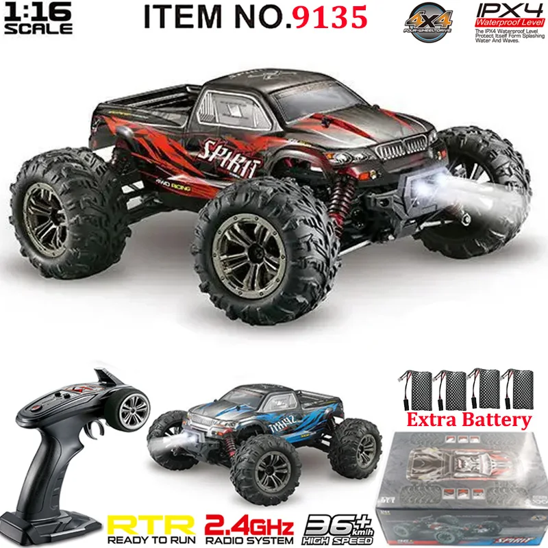 New Xinlehong 9135 RC Drift Car 1:16 2.4G 4WD 36KM/H High Speed Remote Controlled Trucks Stunt Vehicle Toy Gift For Kids