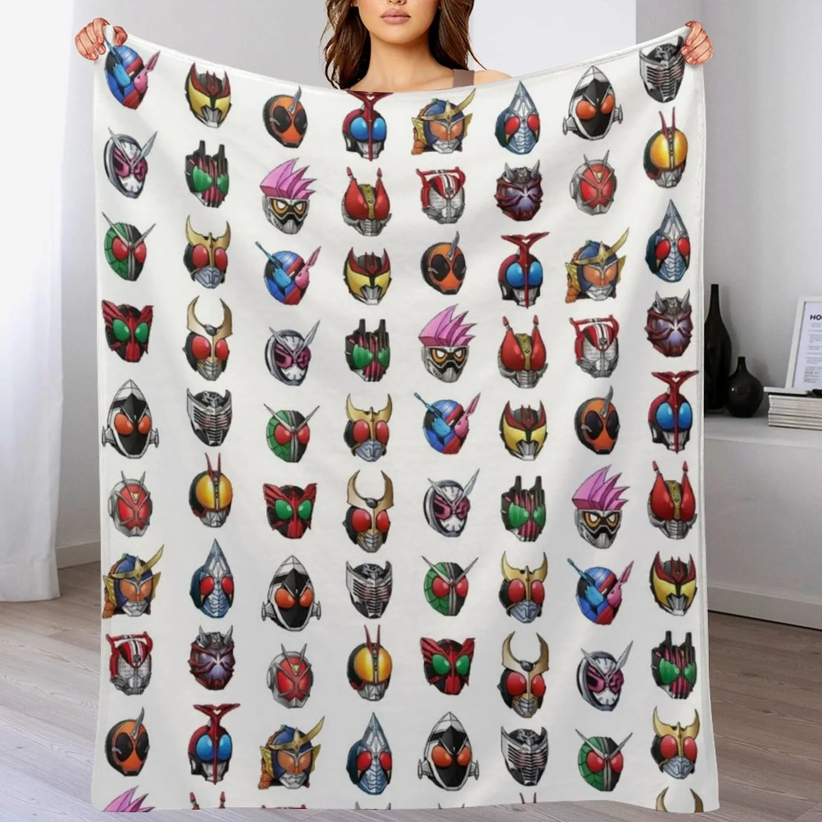 

Kamen Rider - Heisei Era Throw Blanket Cozy Light Blanket for Travel Camping Picnic