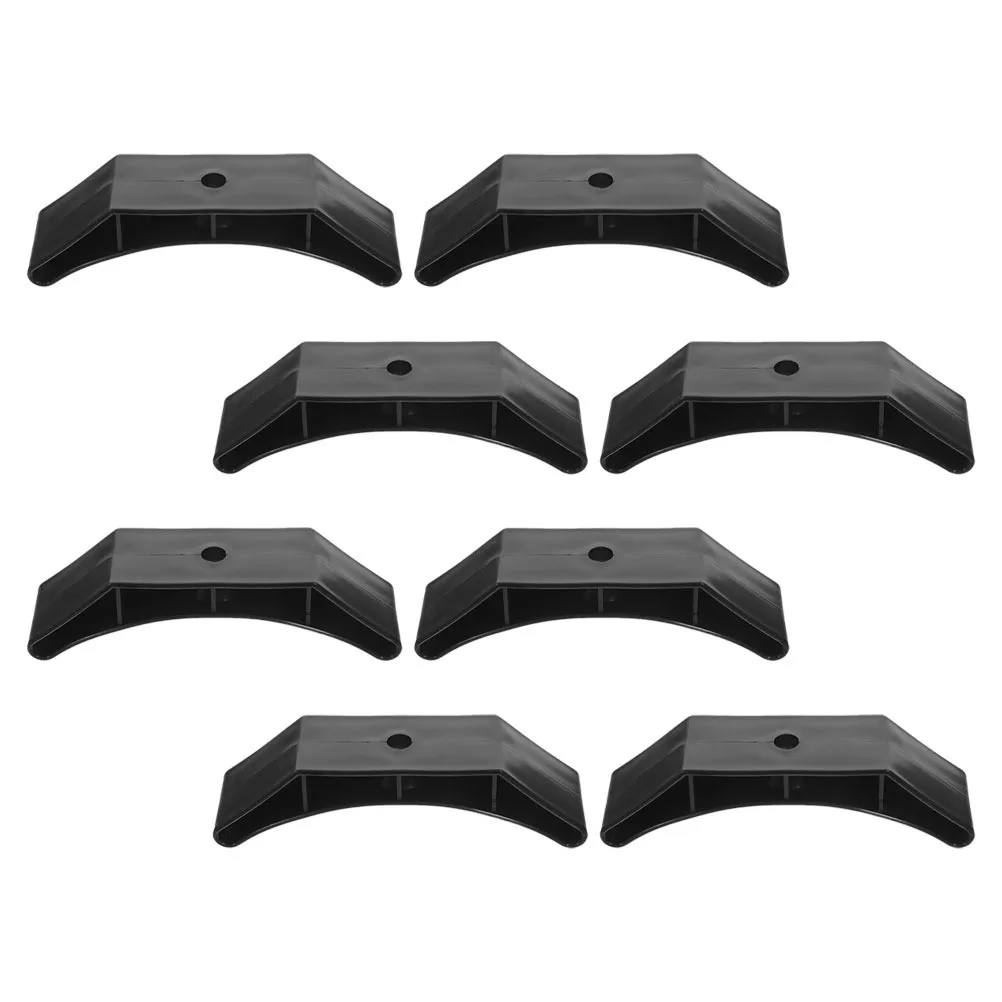 8 قطع من حامل الدمبل للياقة البدنية، حامل الدمبل ذو سعة تحميل قوية للمنزل وصالة الألعاب الرياضية وحماية أرضية الوزن، ملحقات تدريب الأثقال