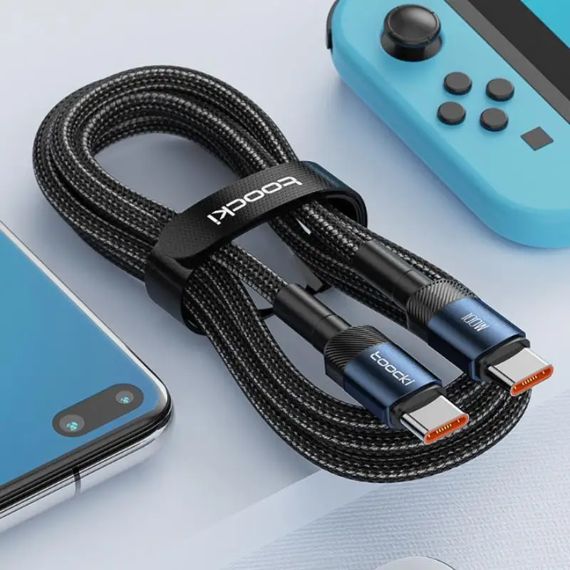 100W Type C To Type C Cable Fast Charging For Various Models Of Mobile Phones, Laptops, And Tablets