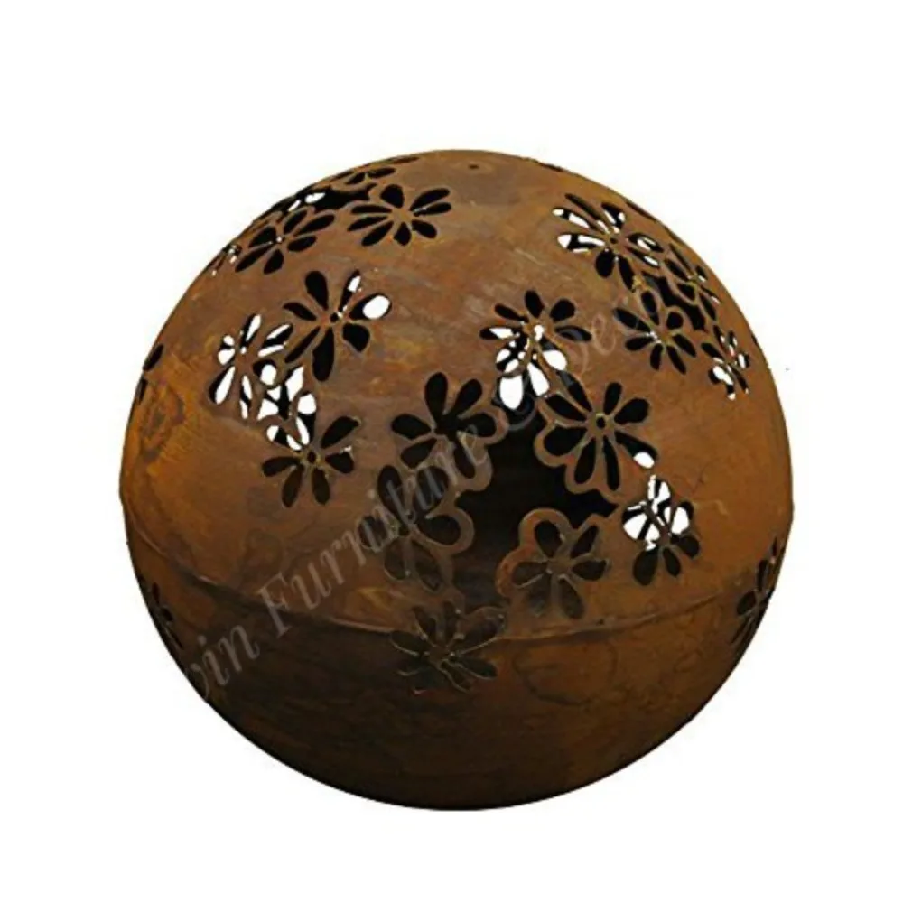 Wildlife Fireball Rust Metal Fire Ball