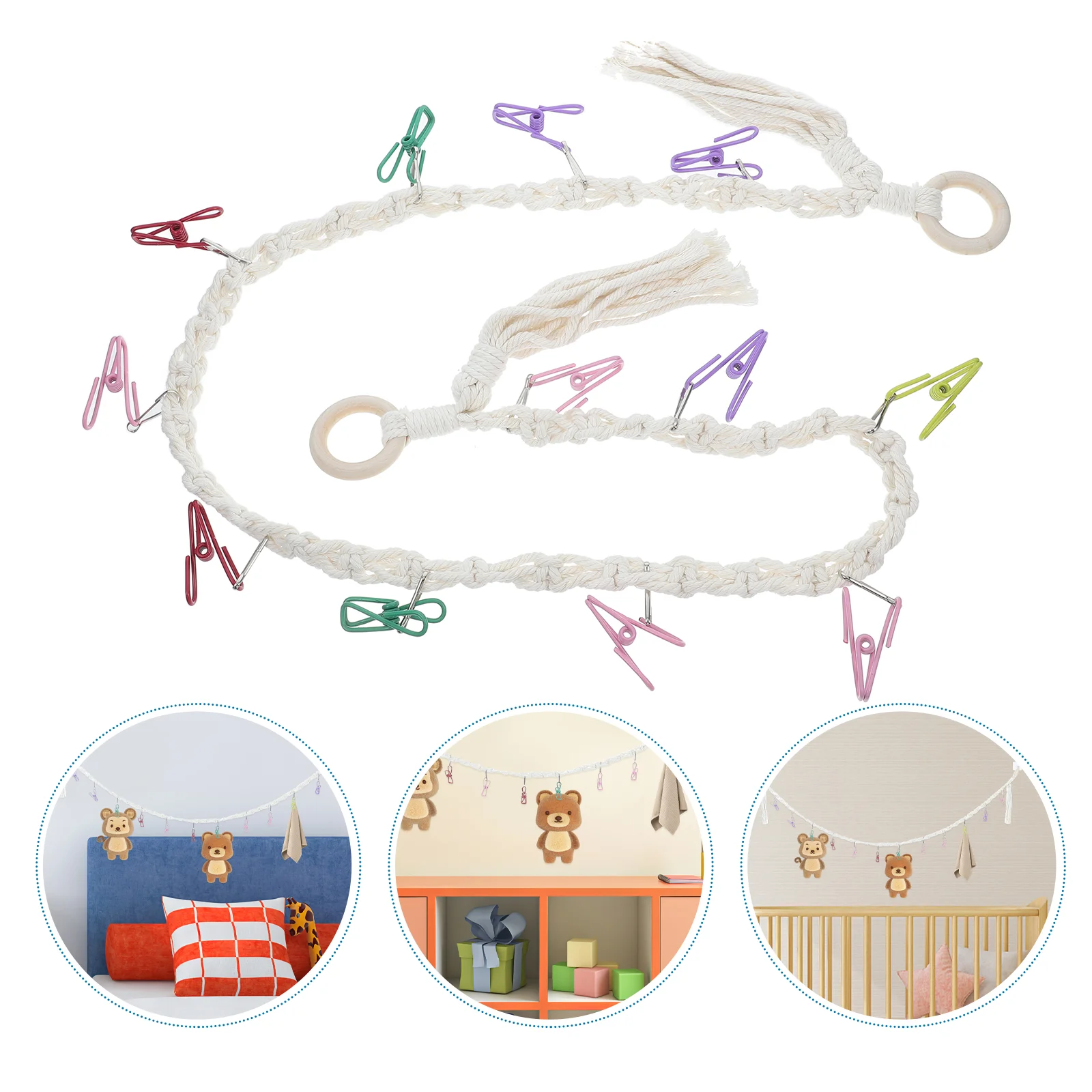 

Toy Storage Children's Organizer Kids Toys B Indoor Room Corner Hat Belt Kid's Holder Hanging Chain