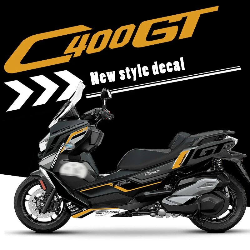 

Аксессуары для наклеек на мотоцикл, подходящие для BMW C400GT 2022, полная автомобильная цветочная версия, модифицированная водонепроницаемая наклейка C400GT