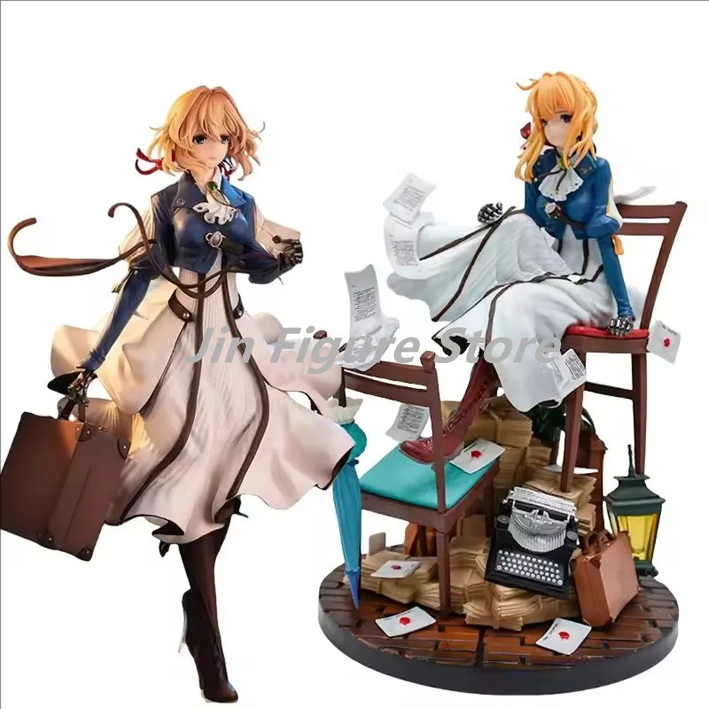 

28cm Violet Evergarden Anime Girl Figure VIOLET EVERGARDEN Action Figure Eternal Garden Weier Figurine Collection Model Doll Toy