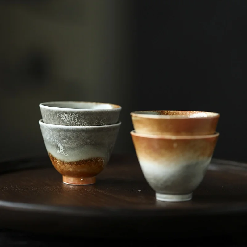 Jingdezhen Kung Fu Tea Cup Master Cup Egg-Shell Porcelain Firewood Tea Cup Single Cup Small Teacup Tea Cup Ceramic Teaware Tea C