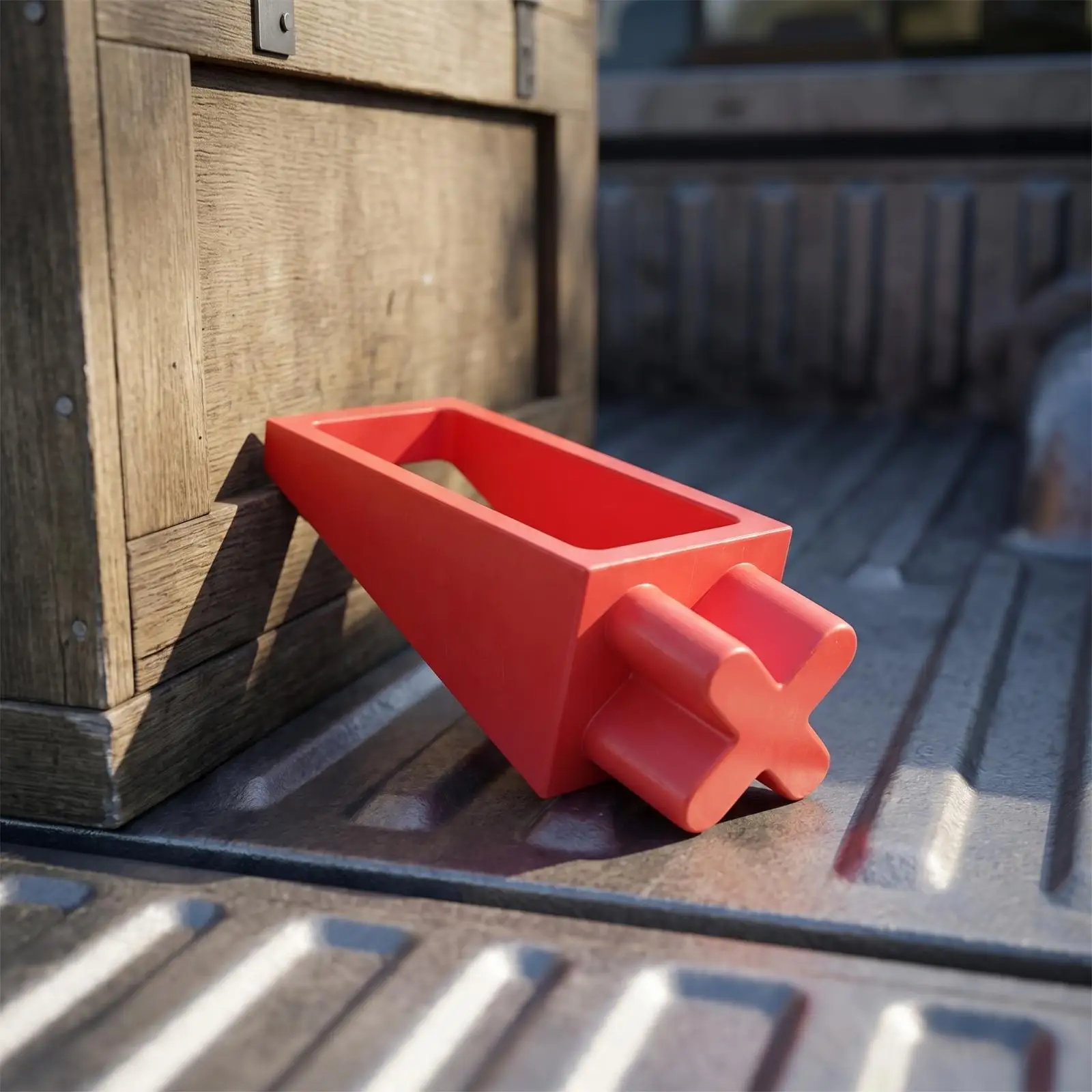 Truck Cargo Block for Load Management Mat System Anti Slip Wedge Stop for Pickup Bed Organizer with Locking Tab Design