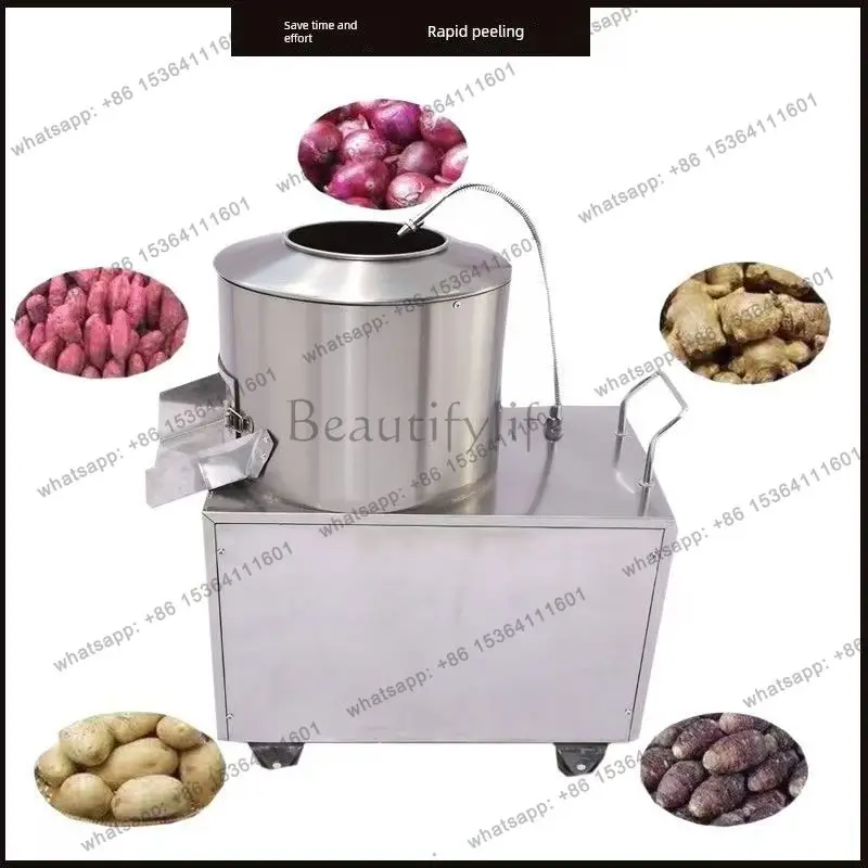 Automatic canteen stainless steel potato peeler, fruit and vegetable peeler
