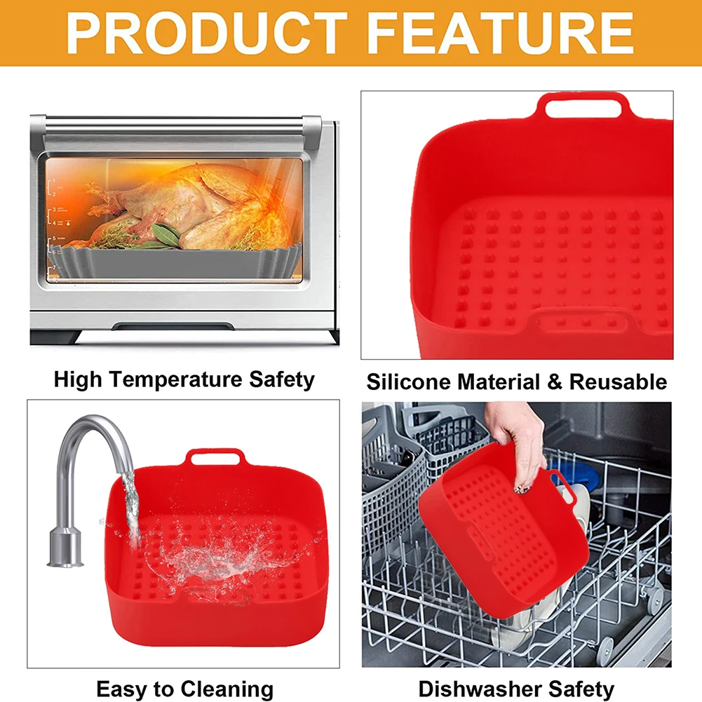 2Pcs Silicone Nonst… - image