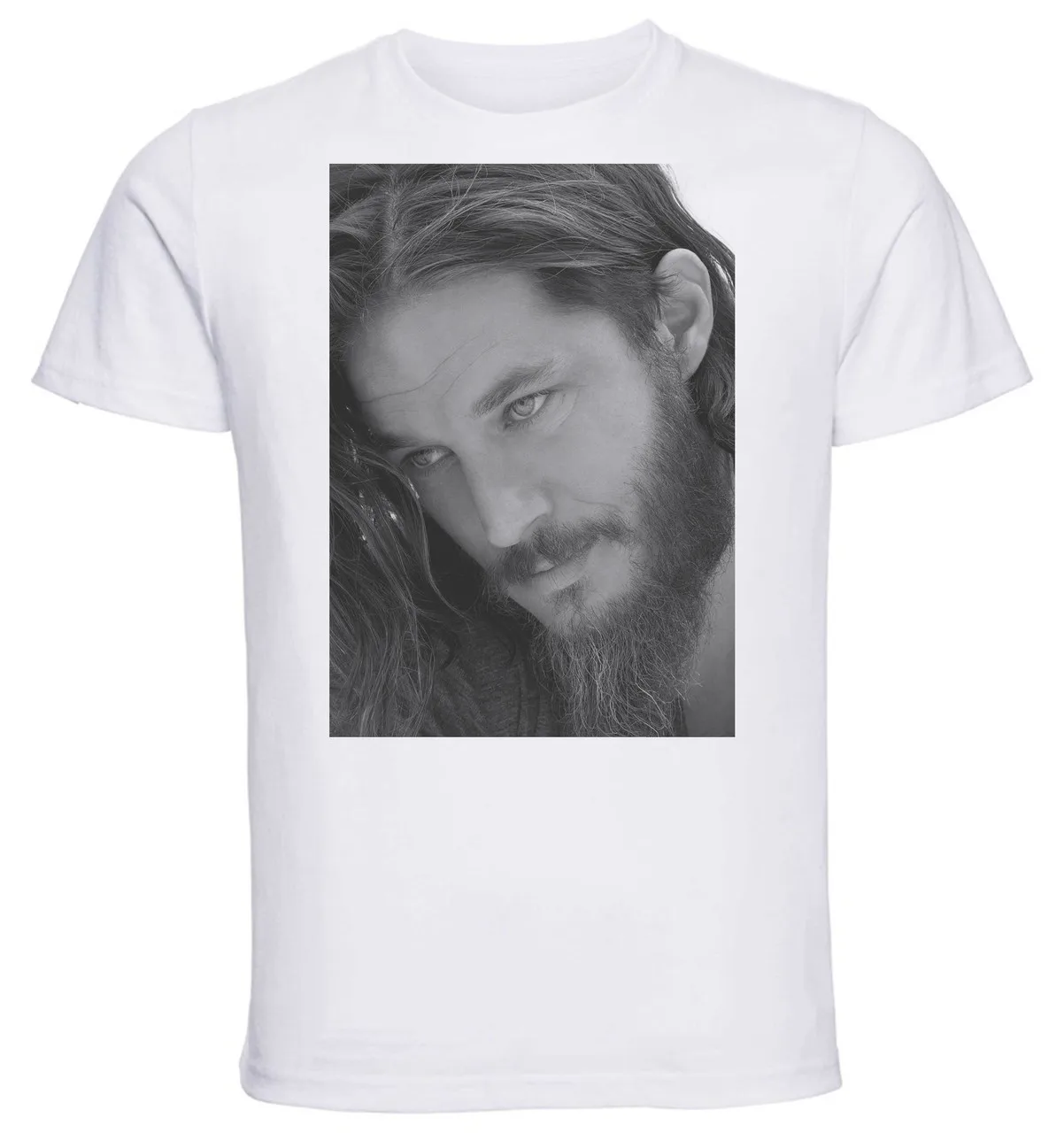 T-shirt Unisex - White - Actor Travis Fimmel