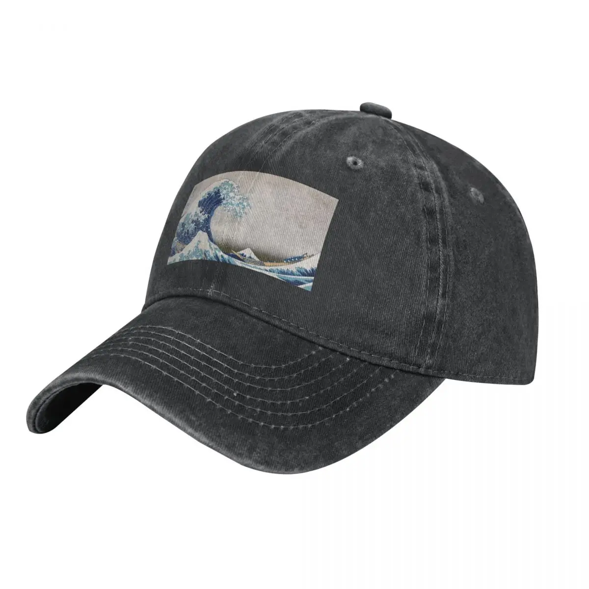 Under the Wave off Kanagawa - The Great Wave - Katsushika Hokusai Cowboy Hat Snapback Cap Hood Women's Men's