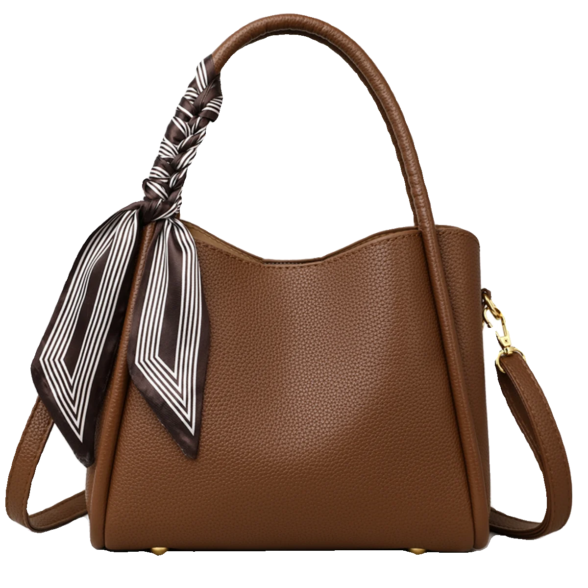 Women\'s Handbag 2026 New Style Basket Bucket Bag High-End Sensation Crossbody Bag for Middle-Aged Ladies Single Shoulder Bag