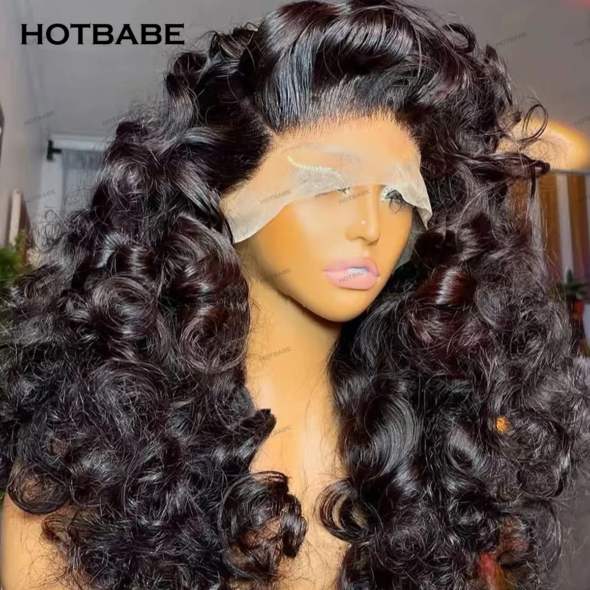 400 High Density 5x5 HD Transparente Lace-Front Echthaarperücken, sofort tragbar, kleberlose Perücken, federnde Locken, 13x6 HD Lace-Frontal-Perücken