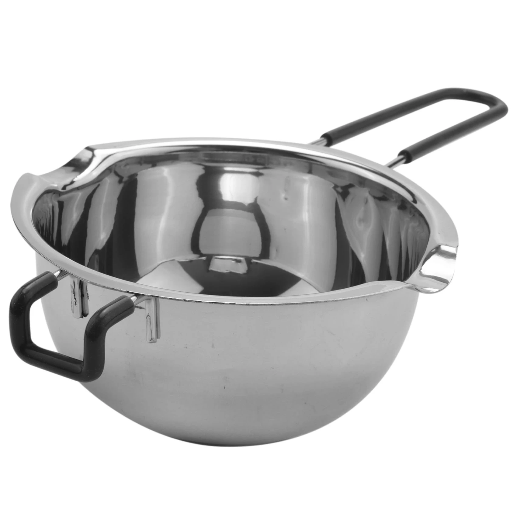 2 Pack Double Boiler Pot Set Stainless Steel Melting Pot for Melting Chocolate Soap Wax Candle Making 600Ml and