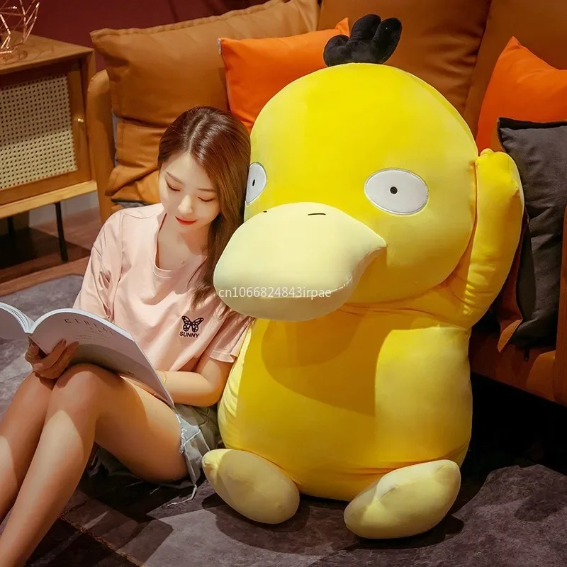 45cm Pokemon Doll sdraiato Psyduck Peluche bambola grande cuscino Kawaii regalo di compleanno per bambini Pokemon Peluche