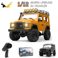 1/12 MN99s Rc Car MN Model 2.4G RTR Remote Control 4WD Off-road Climbing Crawler Defender Pickup Truck Toys for Children
