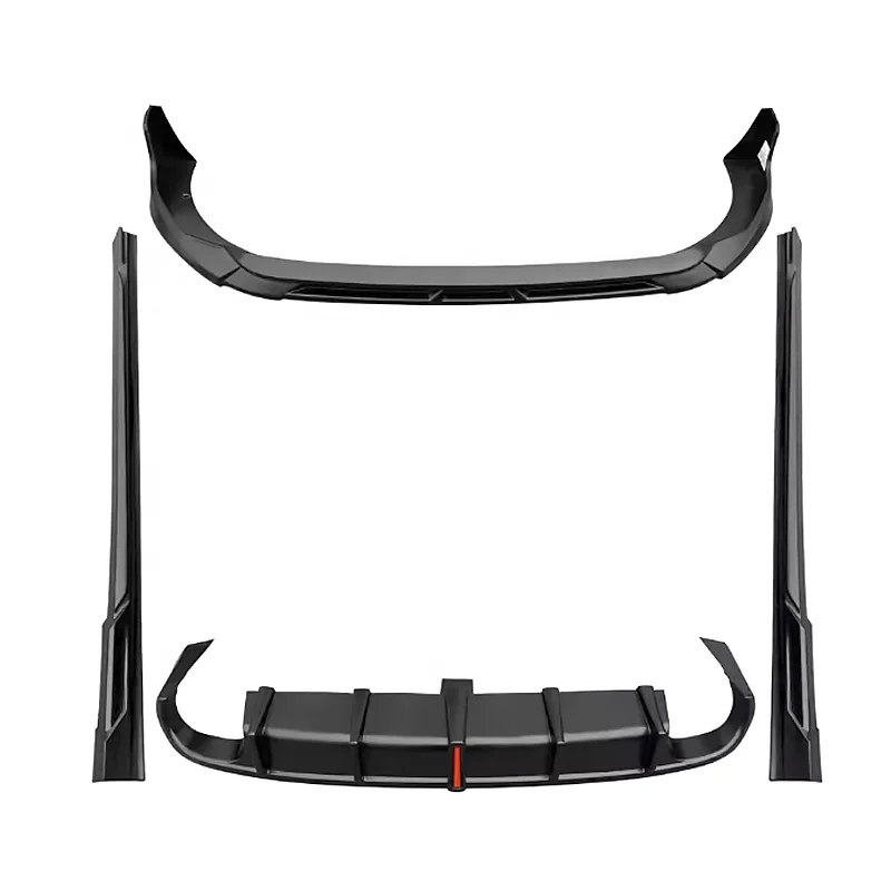 

Glossy Black Car Body Kits for Trumpchi Empow 55 2021 2022 Car Accessories Car Bumper Lower Lip Rear Diffuser Lip Side Skirts
