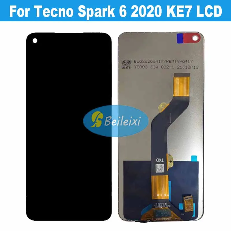 

Запасные части для ЖК-дисплея смартфона Tecno Spark 6 2020 KE7